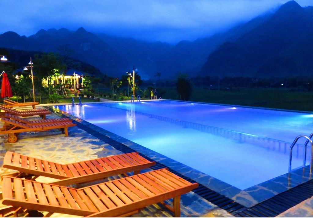 Sol Bungalows Hotel Mai Chau Exterior foto