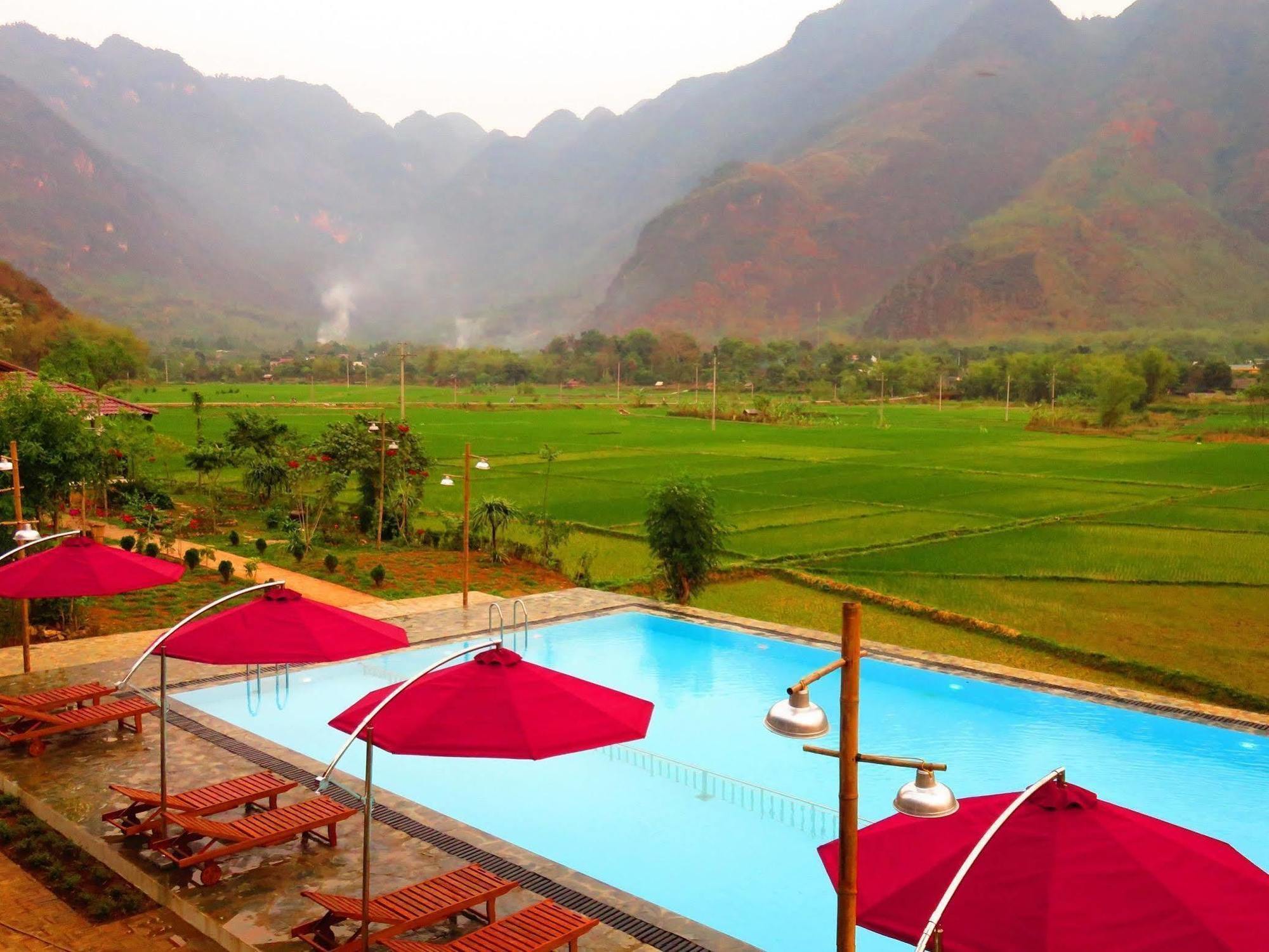 Sol Bungalows Hotel Mai Chau Exterior foto